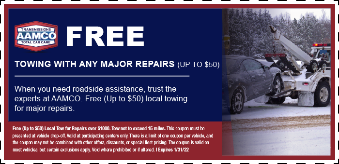 Image of Free Towing With Major Repair Coupon Coupon