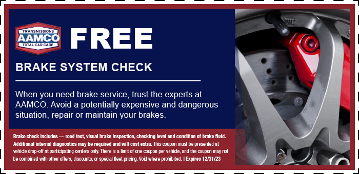 Image of FREE Brake check inspection Coupon